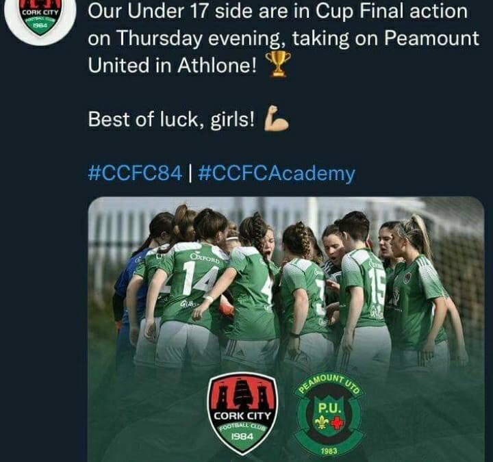 Cork City FC Final Coláiste na Toirbhirte